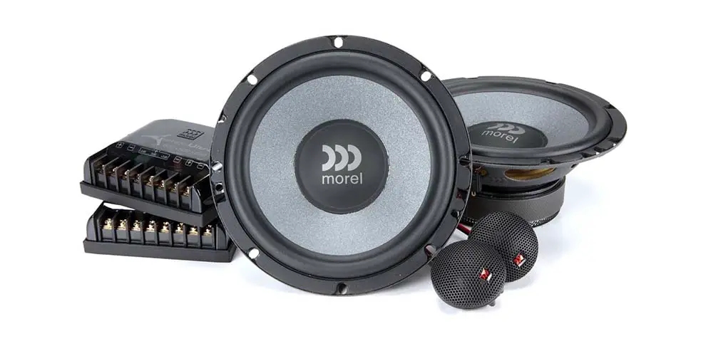 A typical component speaker