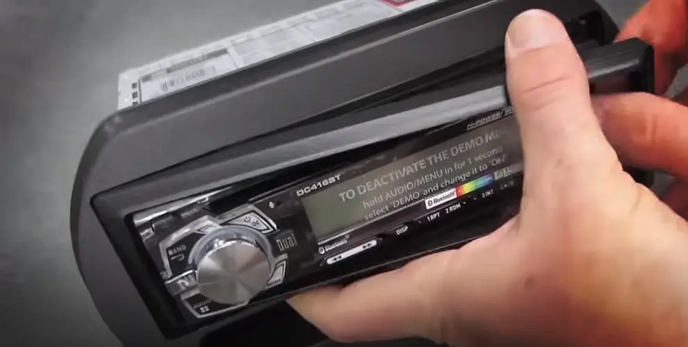 How to remove a car stereo from the dashboard