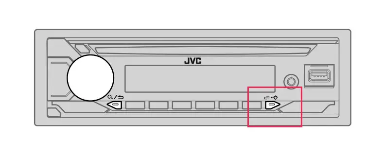 JVC reset button - STEP 1.