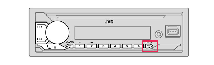 Deleting A Paired Device JVC car radio